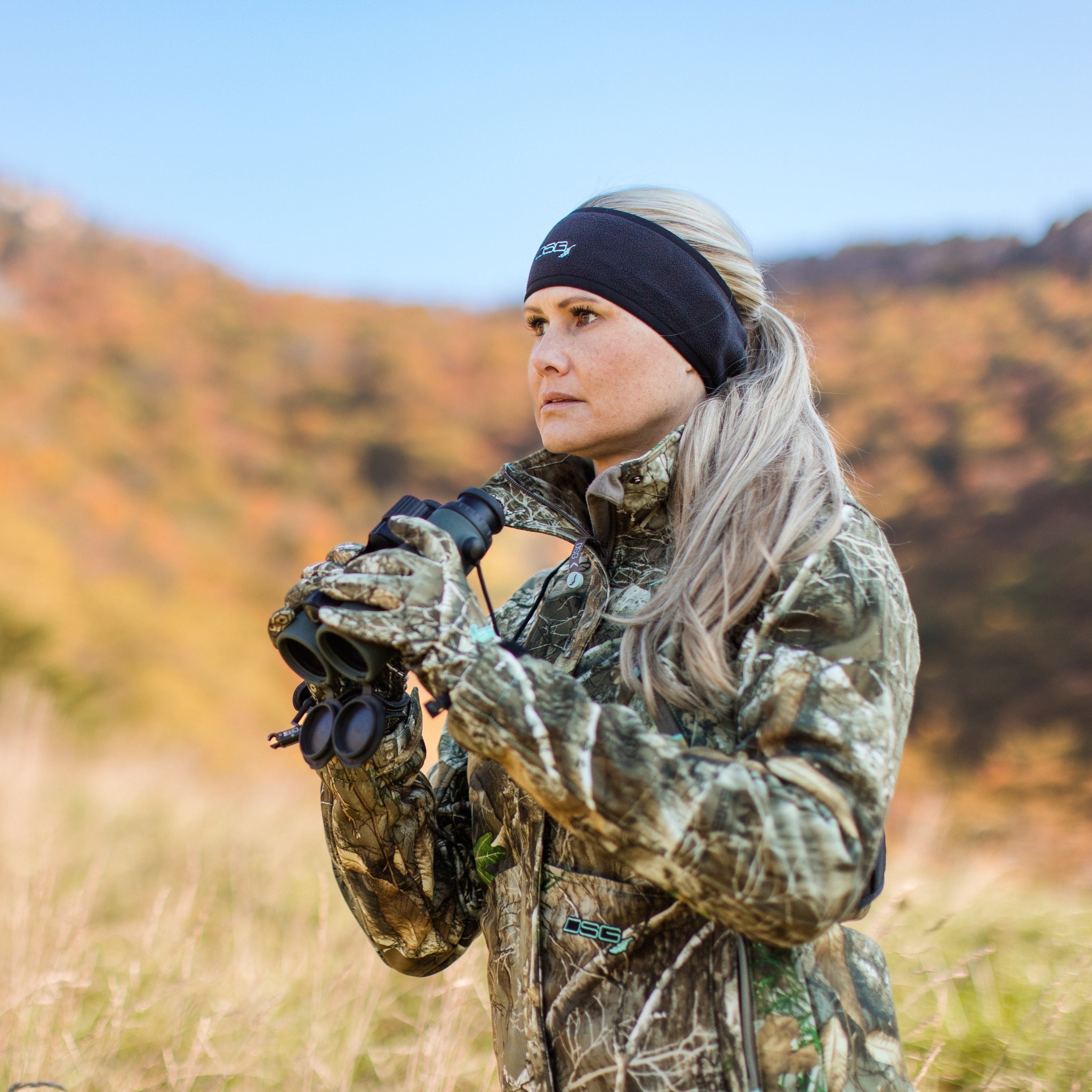 Hunt Reversible Camo Fleece Headband
