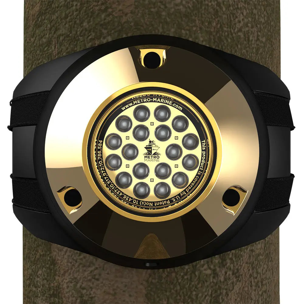 Metro Marine High-Output Piling Mount Underwater Light w/Intelligent Monochromatic LED's - Green, 45&deg; Beam main image 0
