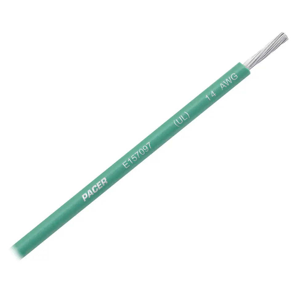 Pacer Green 14 AWG Primary Wire - 25&
