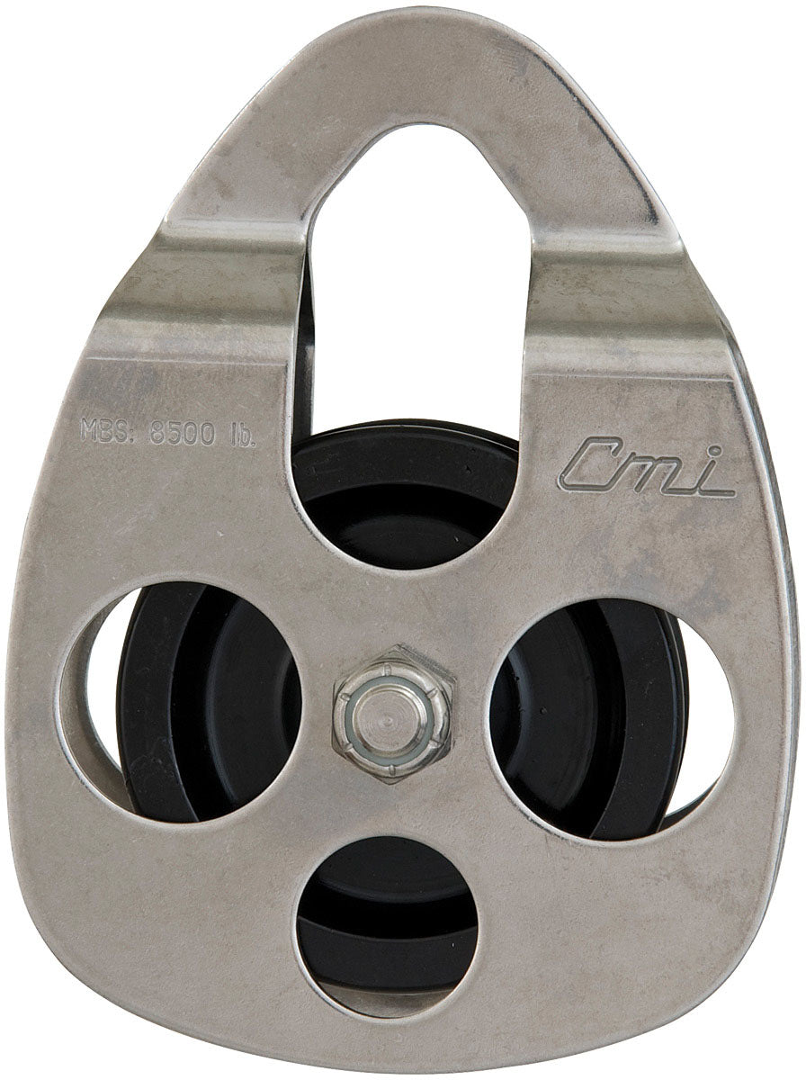 CMI 2 3/8 Inch Stainless Steel Sides Bearing Pulley