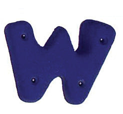 GROPERZ Alphabet "W" Easymount - Durable Wall Mount for Educational Use