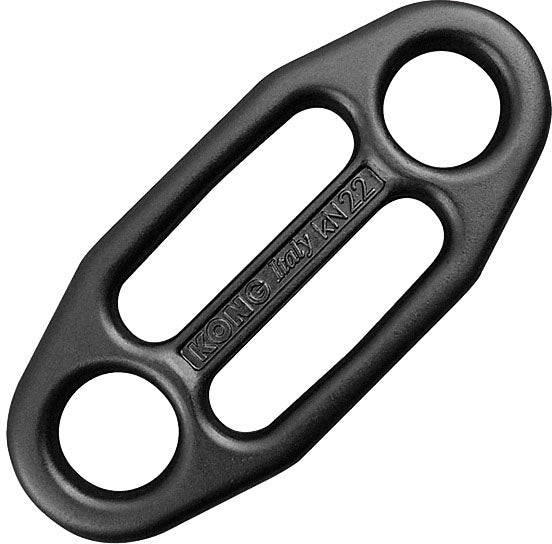 KONG Gigi Belay Device Black - Durable Climbing Gear for Safe Rappelling and Belaying