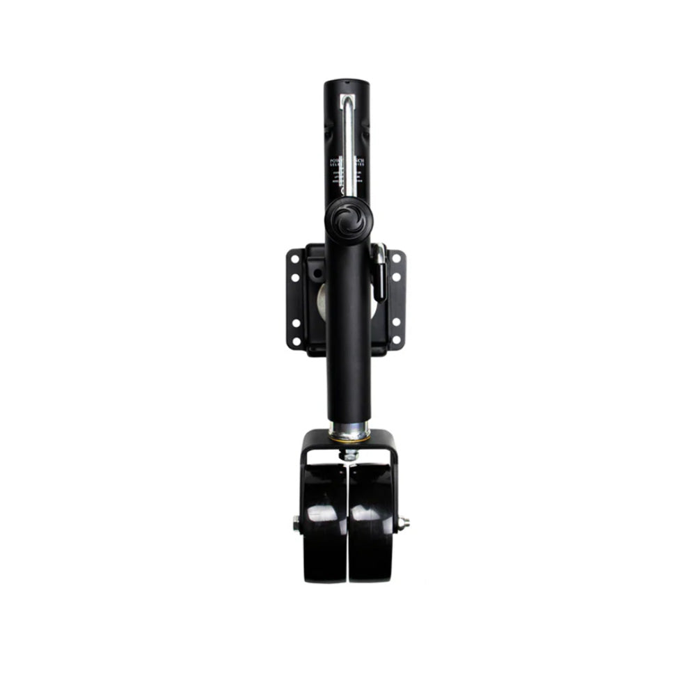 Powerwinch Select Series Jack - 1500lb, Bolt-On, Double Wheel, Carbon Black