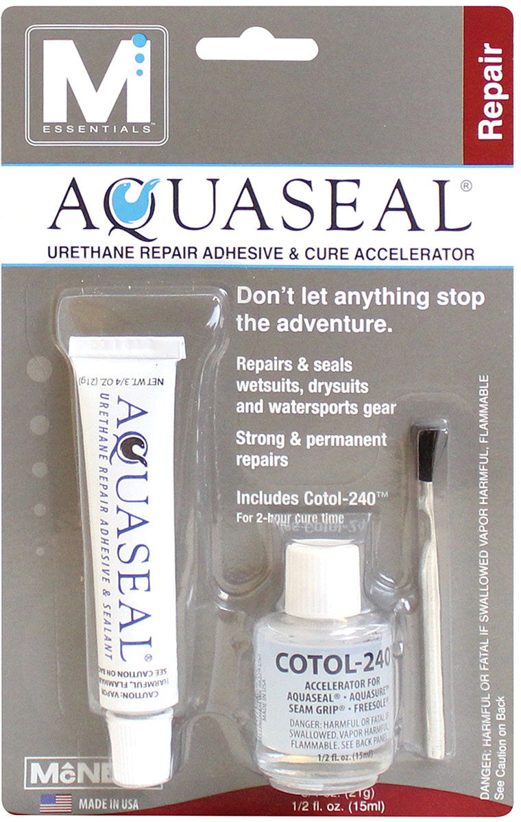 GEAR AID Aquaseal FD A DH Adhesive and Cure - Waterproof Sealant for Repairs