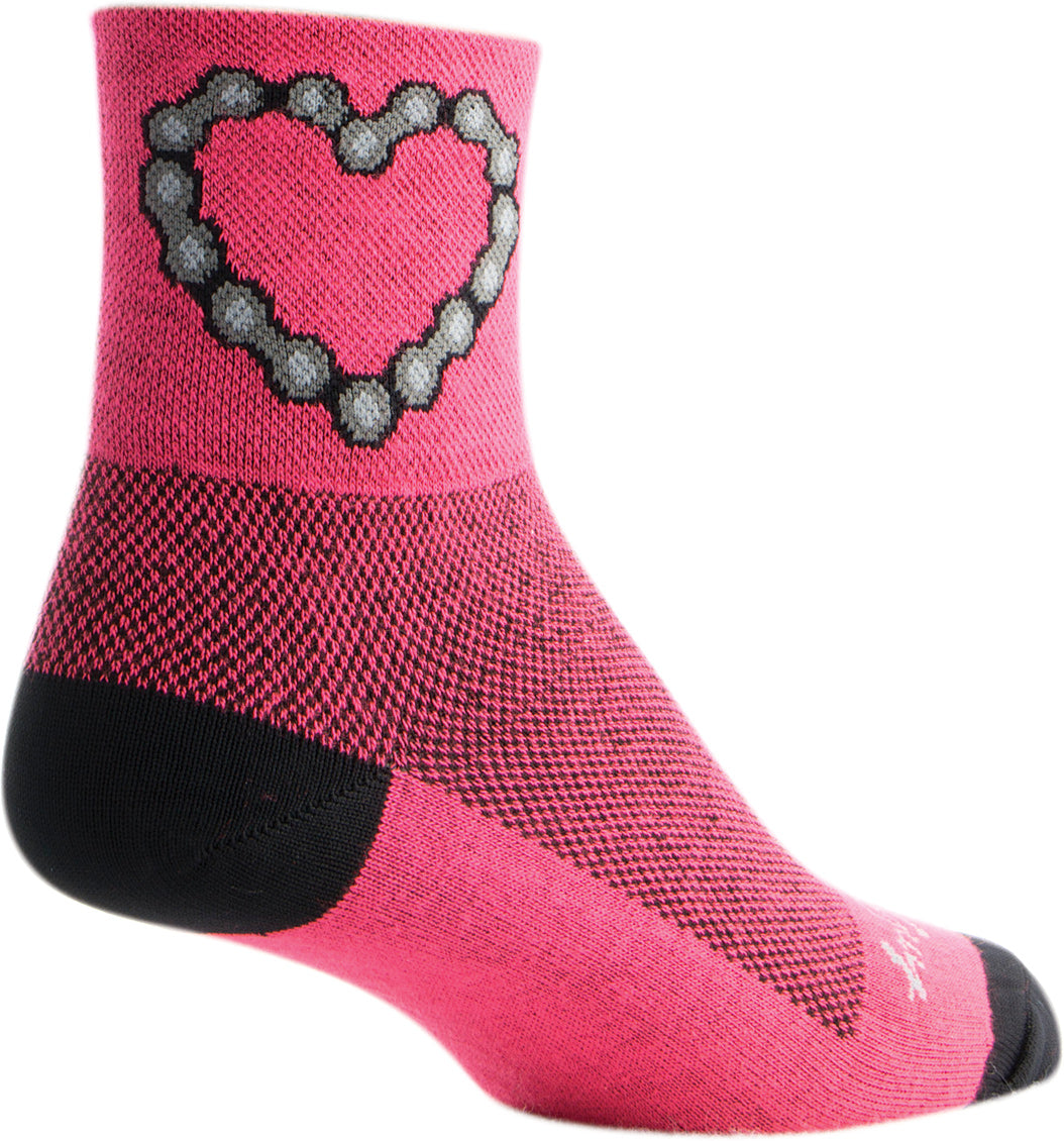 SOCKGUY Chain Luv Classic Large/X-Large Socks - Comfortable and Durable Men&