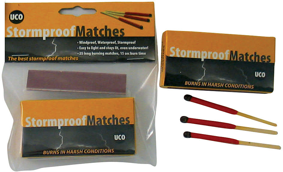 UCO Stormproof Matches Box - Reliable Waterproof Fire Starting Tool