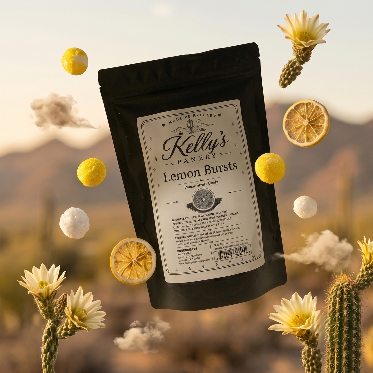 Lemon Bursts Freeze-Dried Lemon Candy Bites