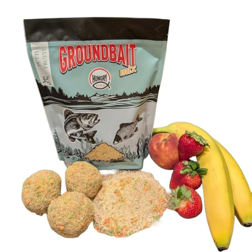 HungryFish GroundBait Mix - ( Tutti-Frutti ) 2 lb