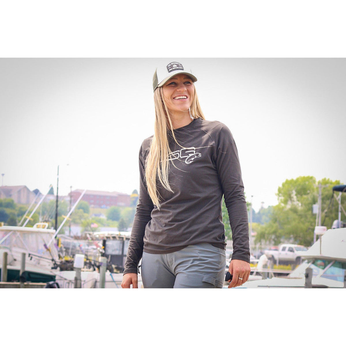 Solid Long Sleeve Performance Fishing Shirt - UPF 50+