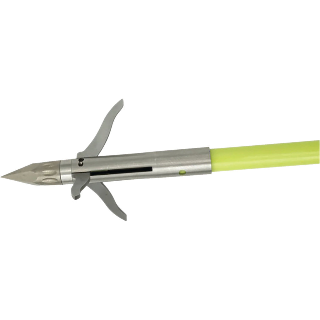 Muzzy Classic Fish Arrow Chartreuse with Iron 3 Barb Point