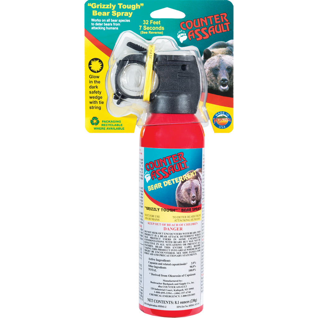 Counter Assault Bear Deterrent 8.1 oz - Non-Lethal Safety Spray