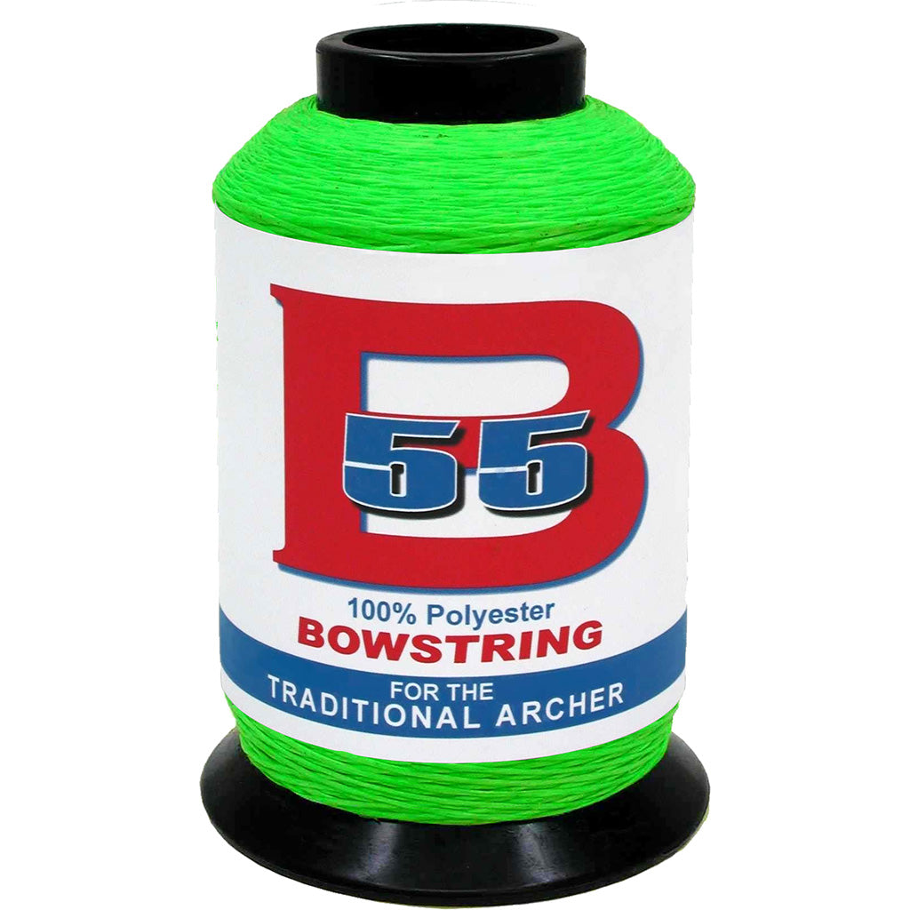 BCY B55 Bowstring Material - Fluorescent Green, 1/4 lb.