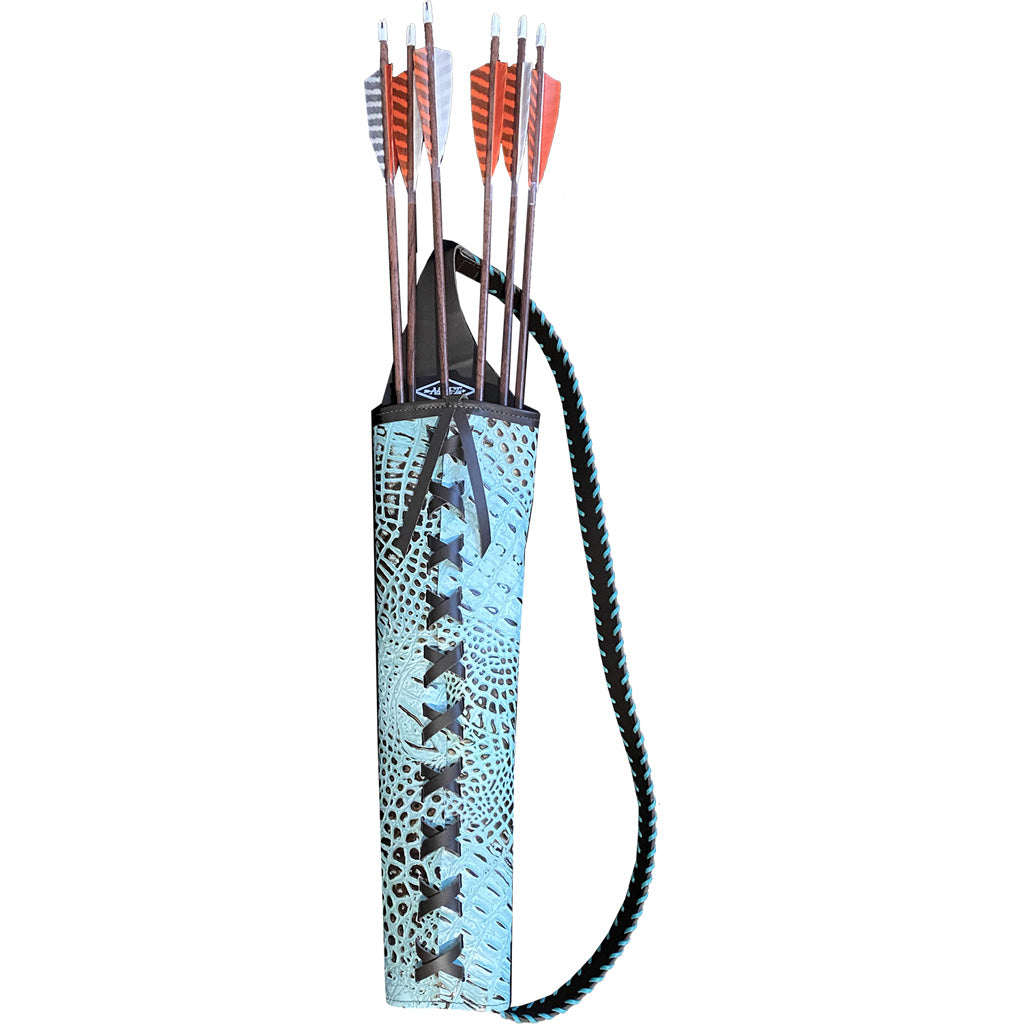 Neet Alligator Embossed Back Quiver RH Turquoise - Part