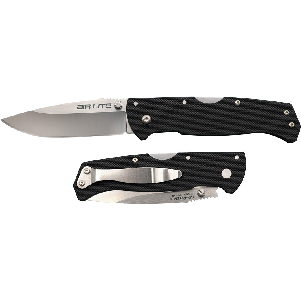 Cold Steel Air Lite Drop Point Folding Knife - 3.5" Blade - AUS10A Steel