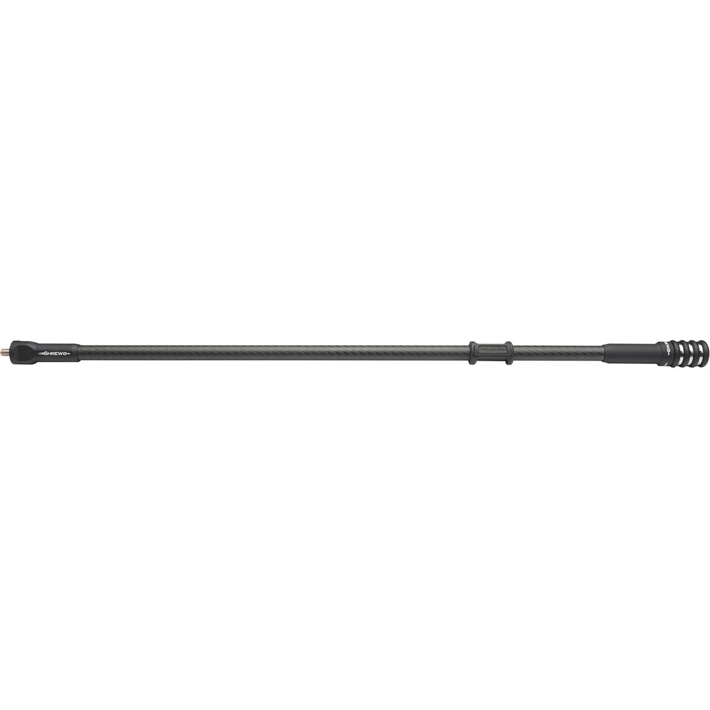 Shrewd Archery RevX Stabilizer Matte Black 28 in. - Precision Stability for Archers