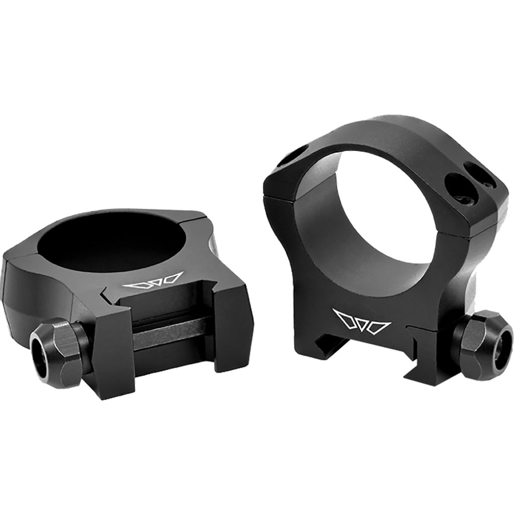 Warne Mountain Tech Scope Rings Matte Black 30mm Medium - Part