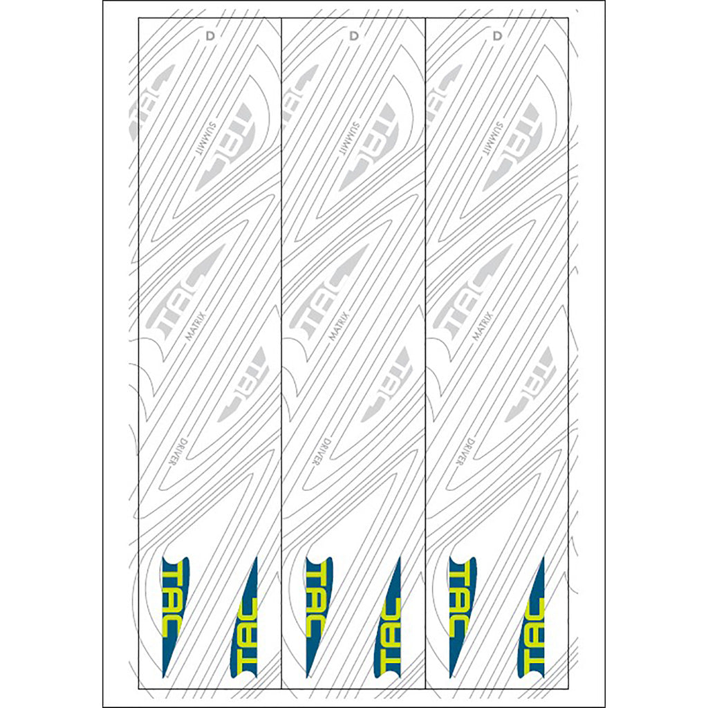 TAC Vanes Arrow Specific Wraps White Size D 4.675 - 13 Pack