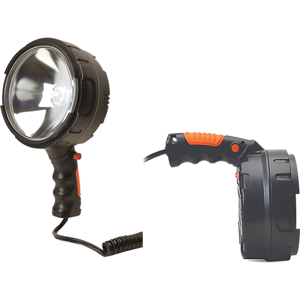 Cyclops Leeker Pro Spotlight Black 1500 Lumens - 12V DC Car Plug with Red Filter
