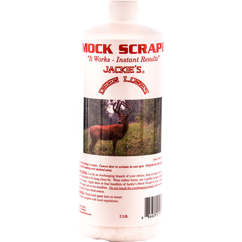 Jackies Deer Lures Mock Scrape Powder 2 lb. - Attract Deer with Natural Pheromones