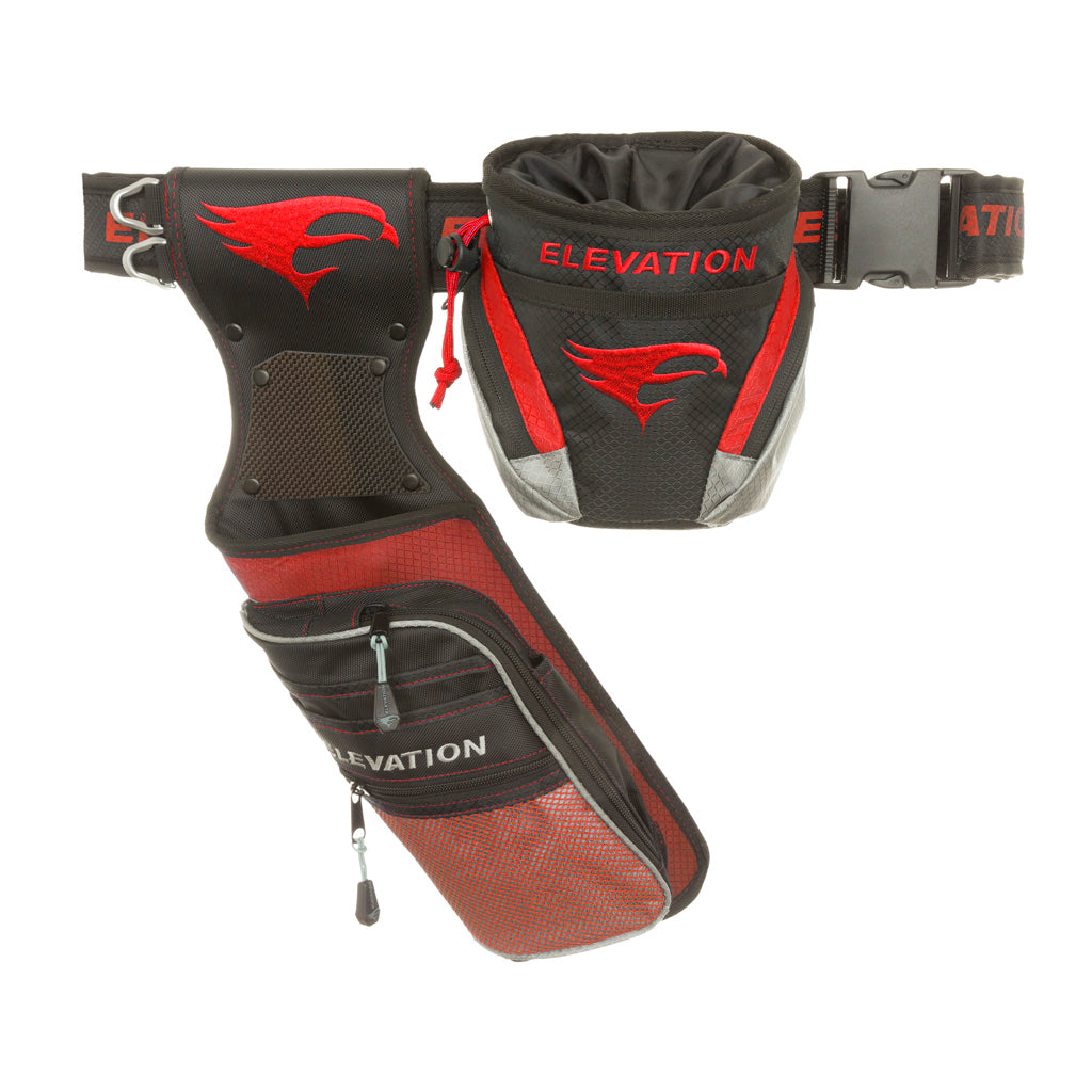 Elevation Nerve Field Quiver Package Red RH - Perfect for Right-Handed Archers