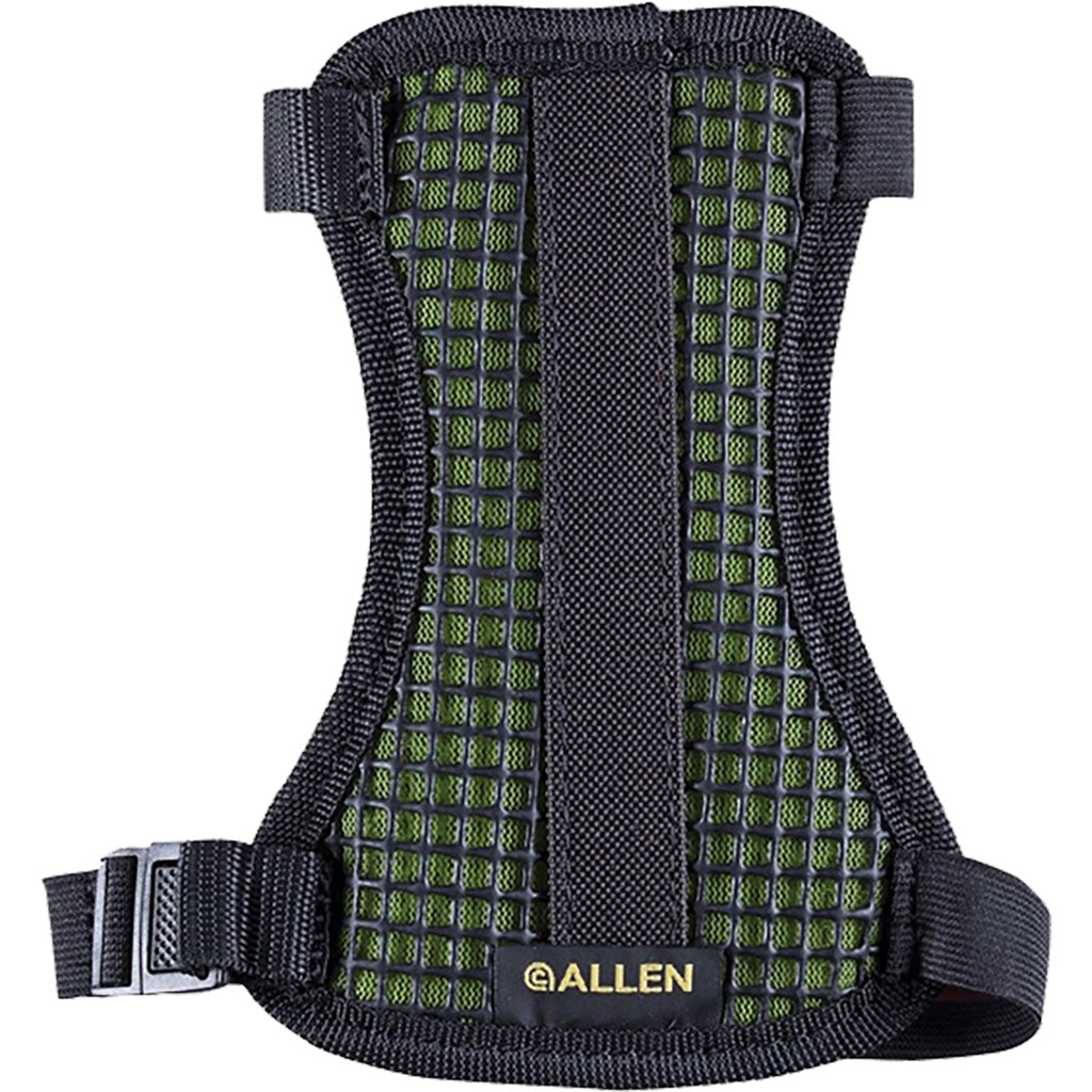 Allen Pulse Mesh Armguard Green - Durable Protection for Archery
