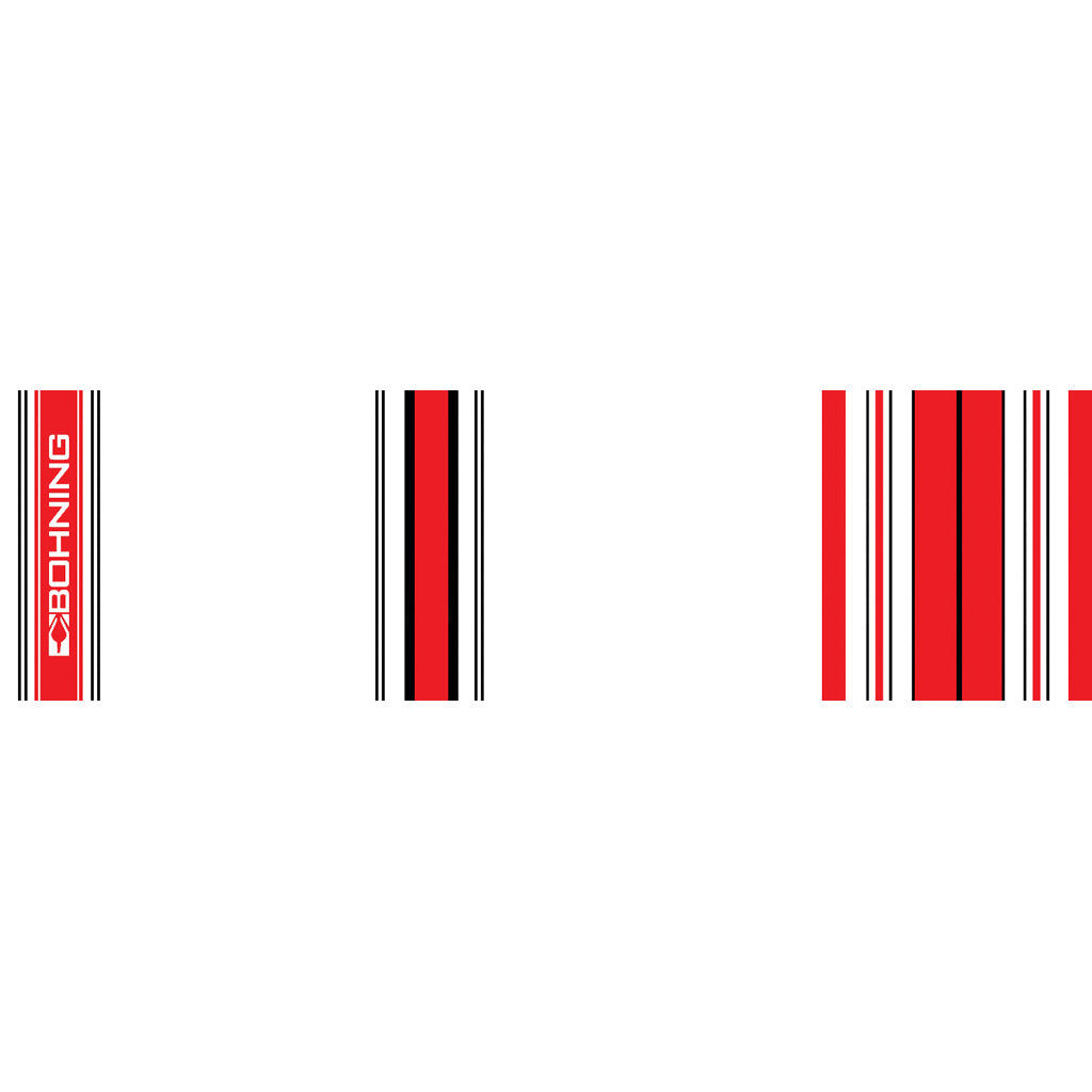 Bohning Arrow Wraps Crested Red 7 in. Standard 13 Pack