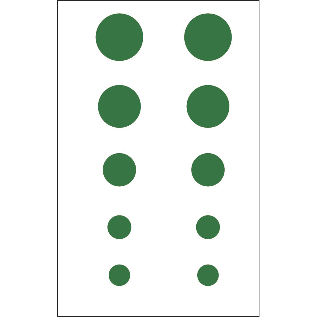 Gunstar Colossal Dots Set Green - High Power Lens Compatible
