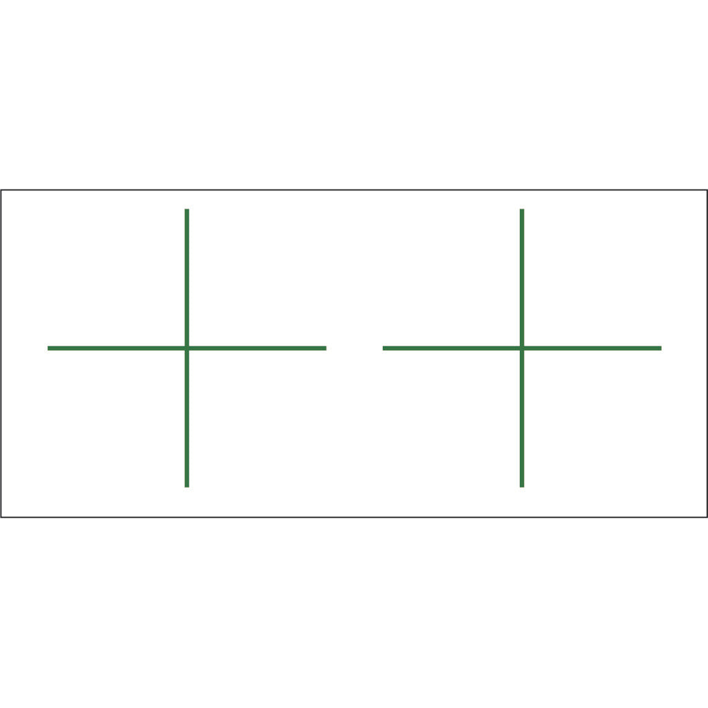 Gunstar Standard Crosshair Green - Precision Aiming Accessory