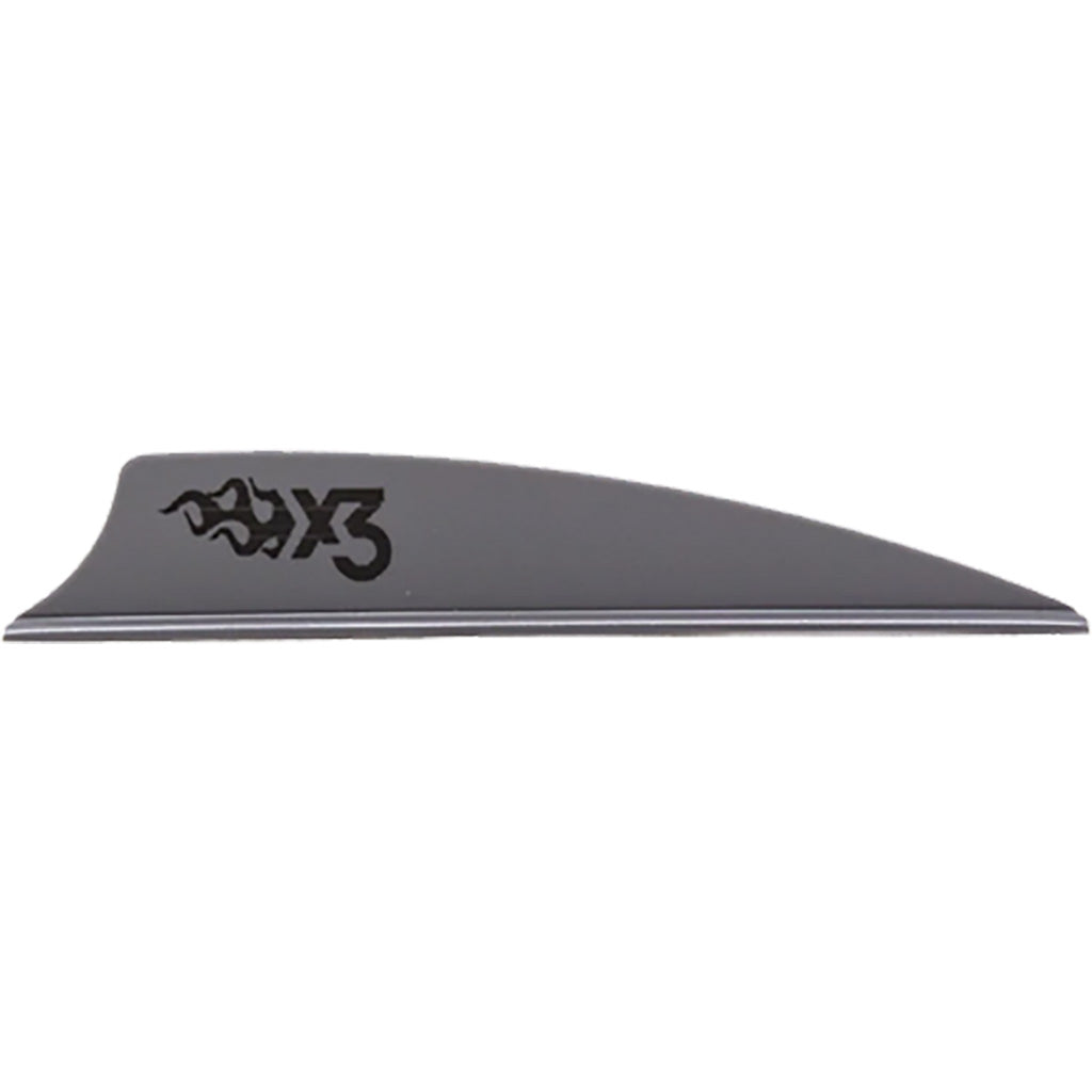 Bohning X3 Vanes Silver 2.25 in. - 100 Pack