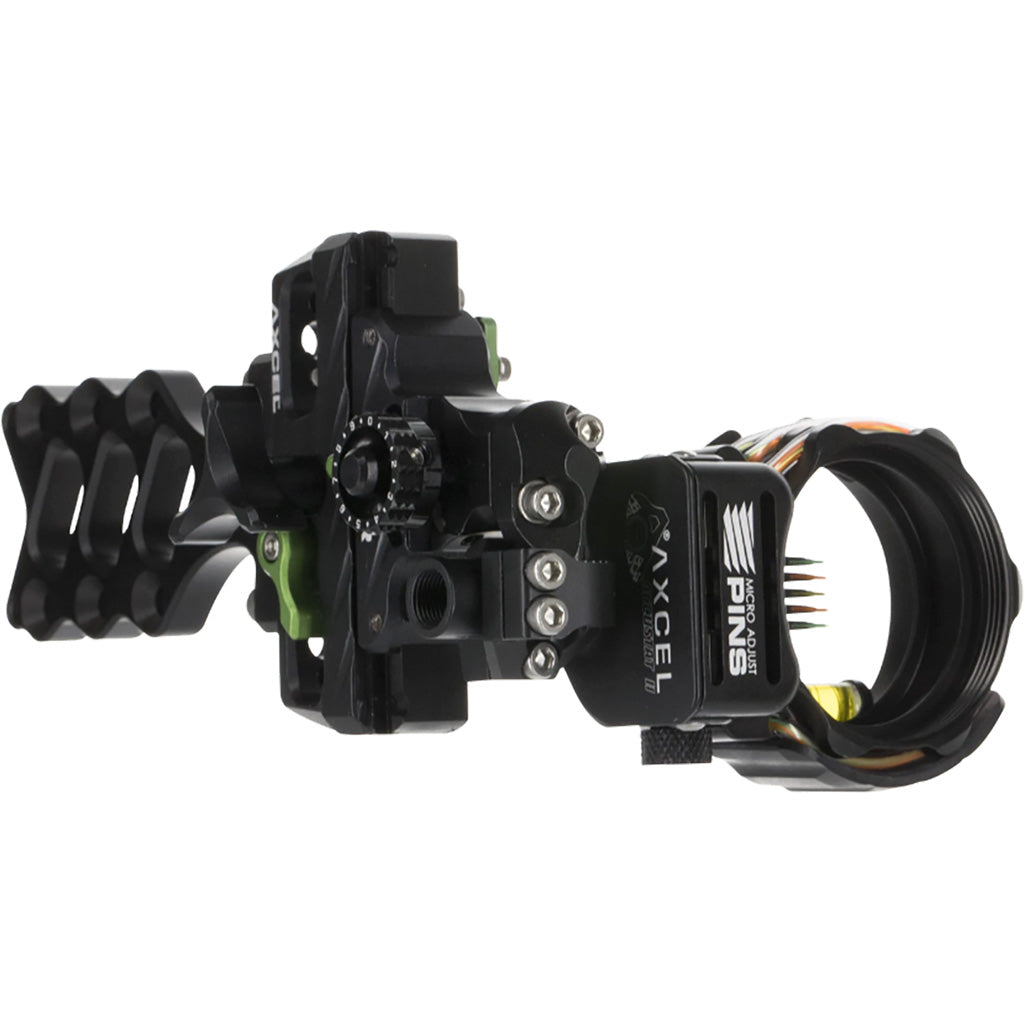 Axcel AccuHunter Sight AccuStat II 5 Pin .019 RH/LH - Precision Archery Sight