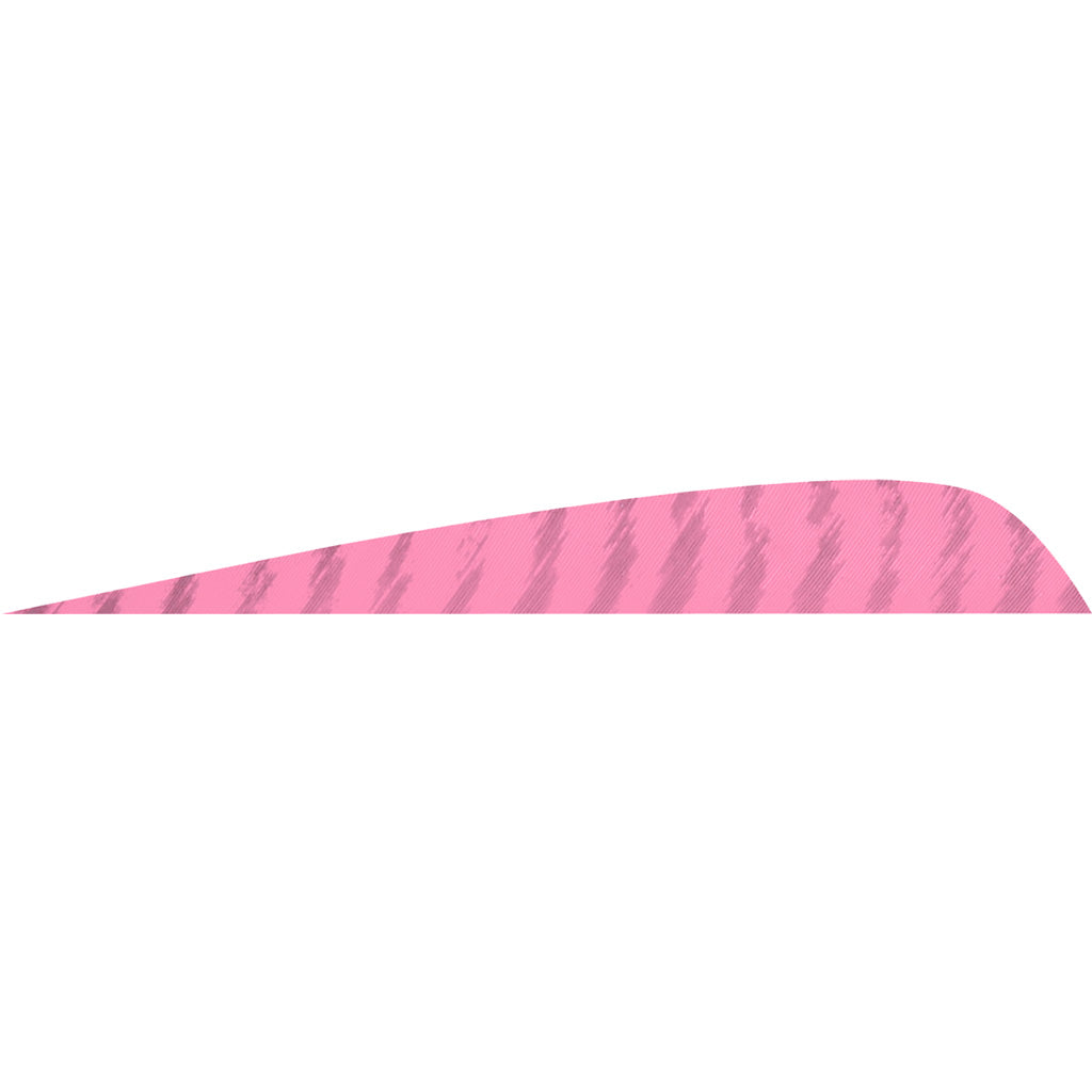 Gateway Parabolic Feathers Barred Flo Pink 4 in. LW - 50 Pack