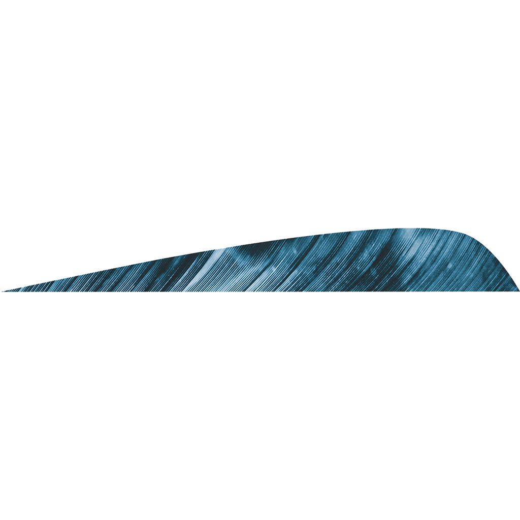 Gateway Parabolic Feathers Tre Blue 4 inch LW 50 Pack