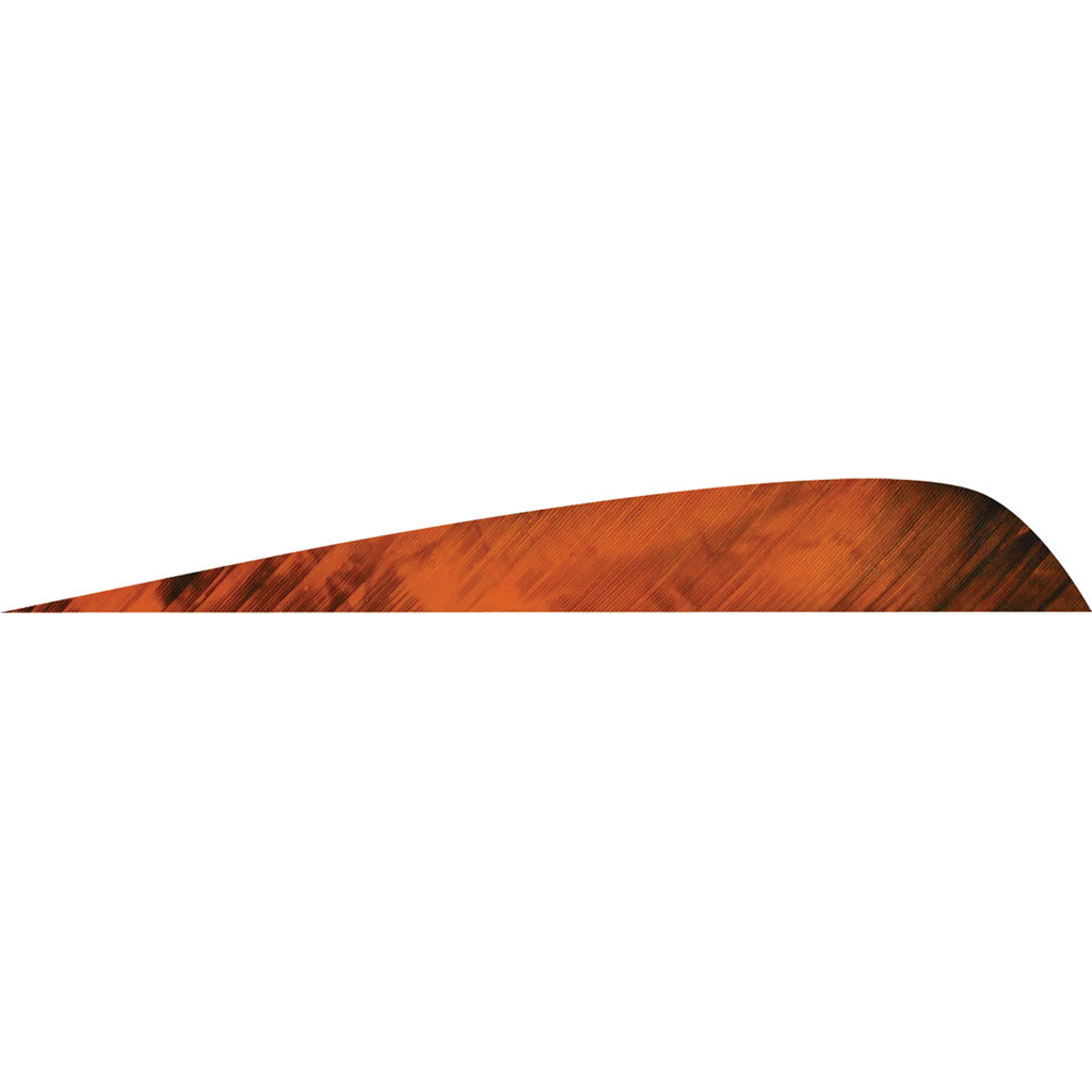 Gateway Parabolic Feathers Tre Orange 4 in. LW 50 pk. - Perfect for Archery