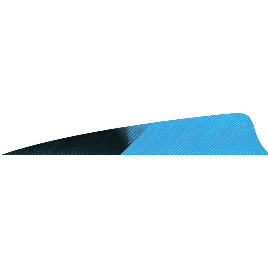 Gateway Shield Cut Feathers Kuru Blue 4 in. RW 50 Pack