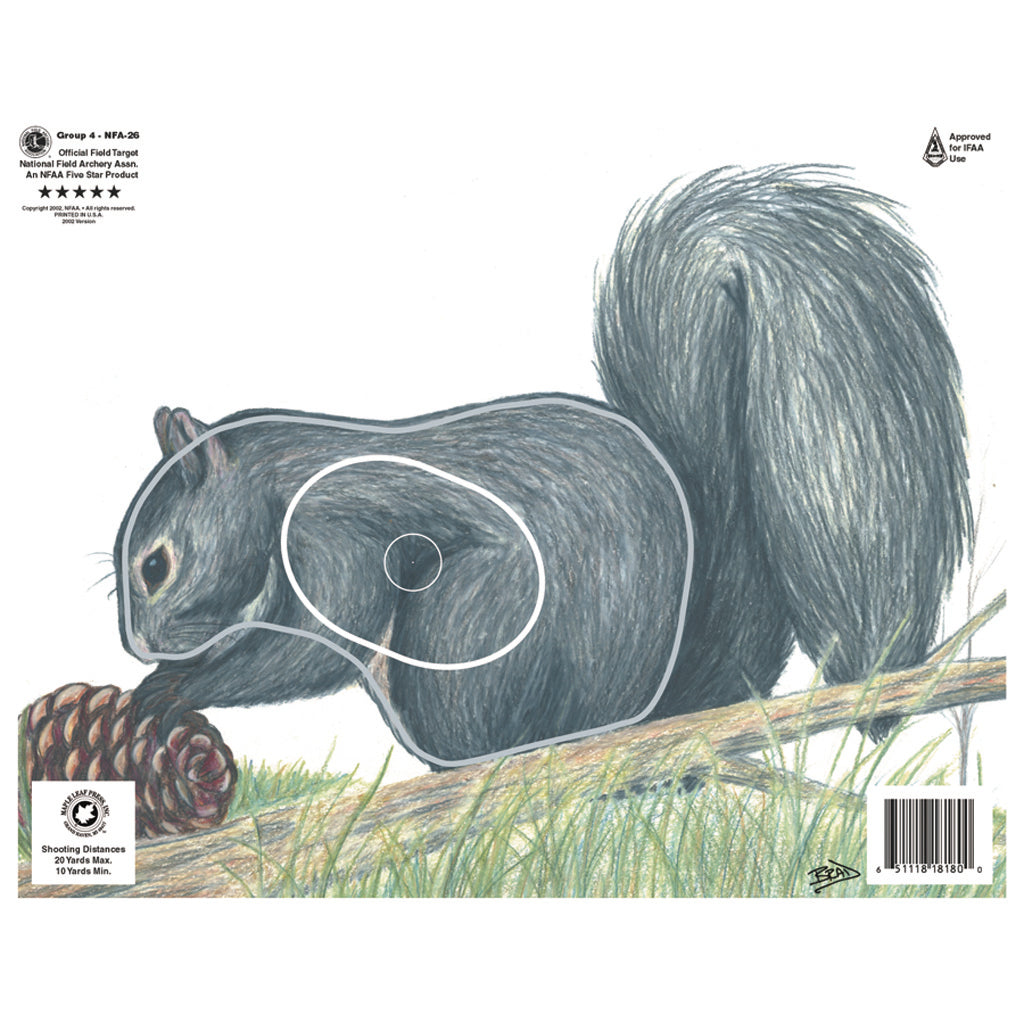 Maple Leaf NFAA Animal Faces Group 4 Squirrel