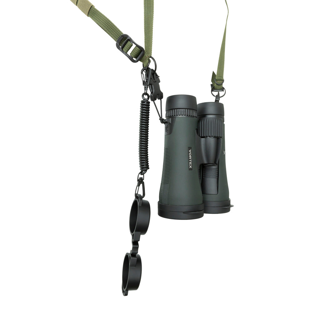 Elevation Dual Bino Harness Green/Black - Perfect for Binoculars and Rangefinders