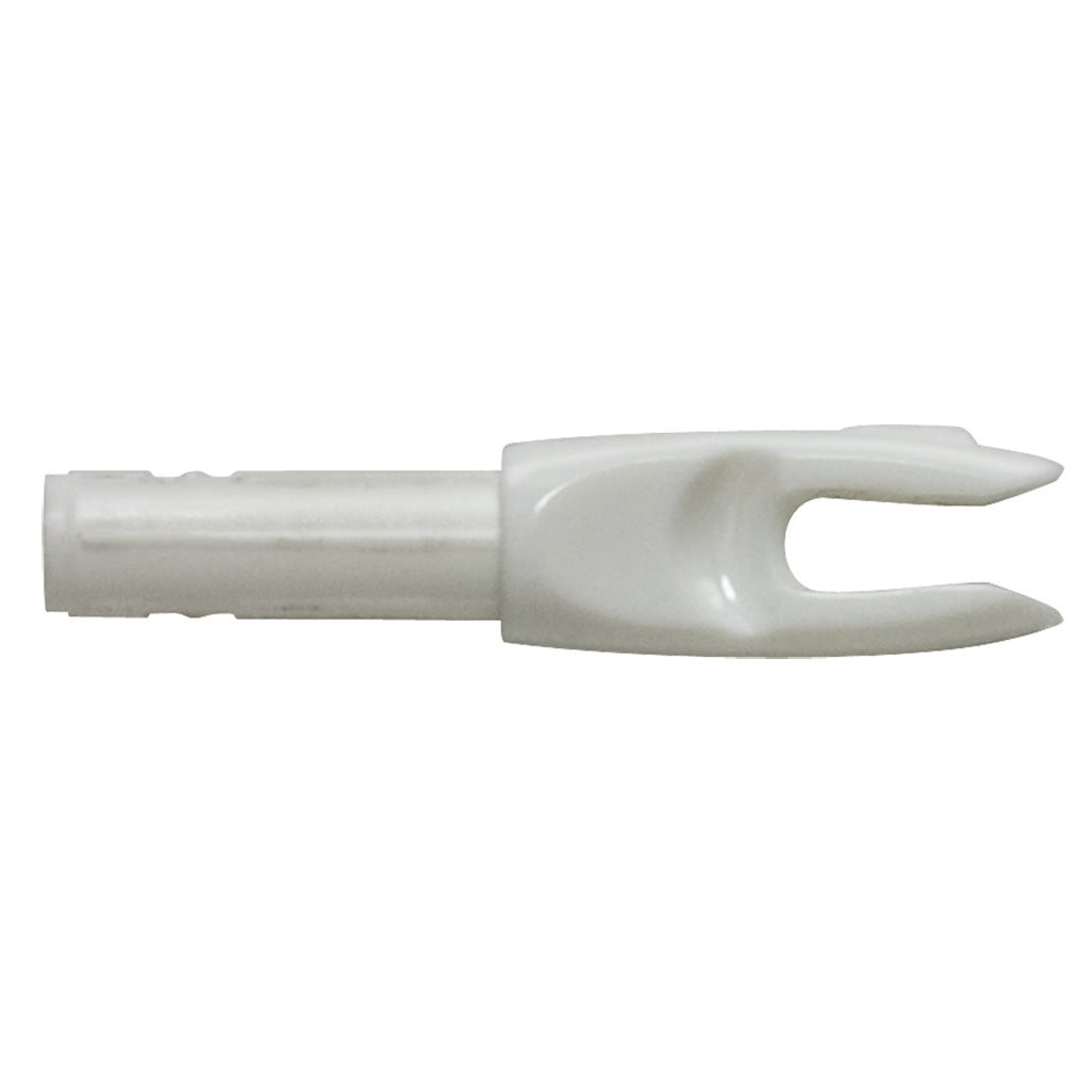 Easton 4mm G Nocks White Small Groove - 12 Pack