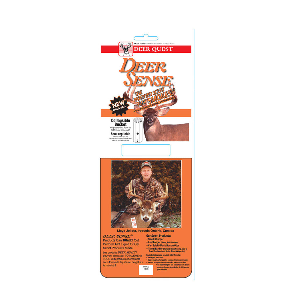 Deer Quest Collapsible Bucket - Ideal for Scent Smoke Sticks