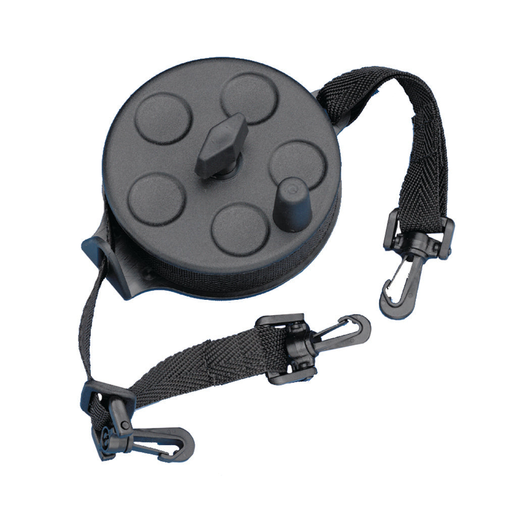 Pine Ridge Reel-A-Strap Hoist Black 30 ft. - Versatile Gear Hoisting Solution