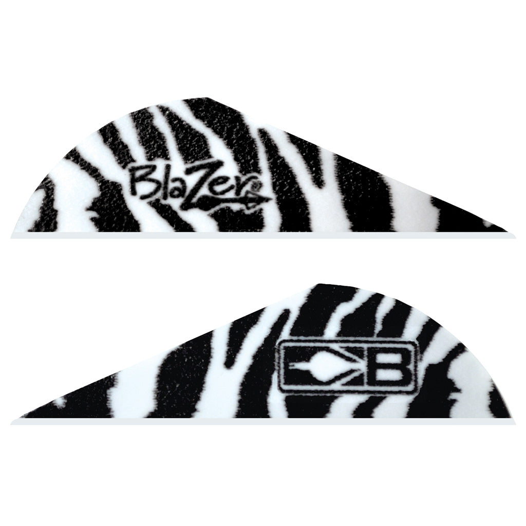 Bohning Blazer Vanes White Tiger 100 Pack - High Performance Archery Fletching