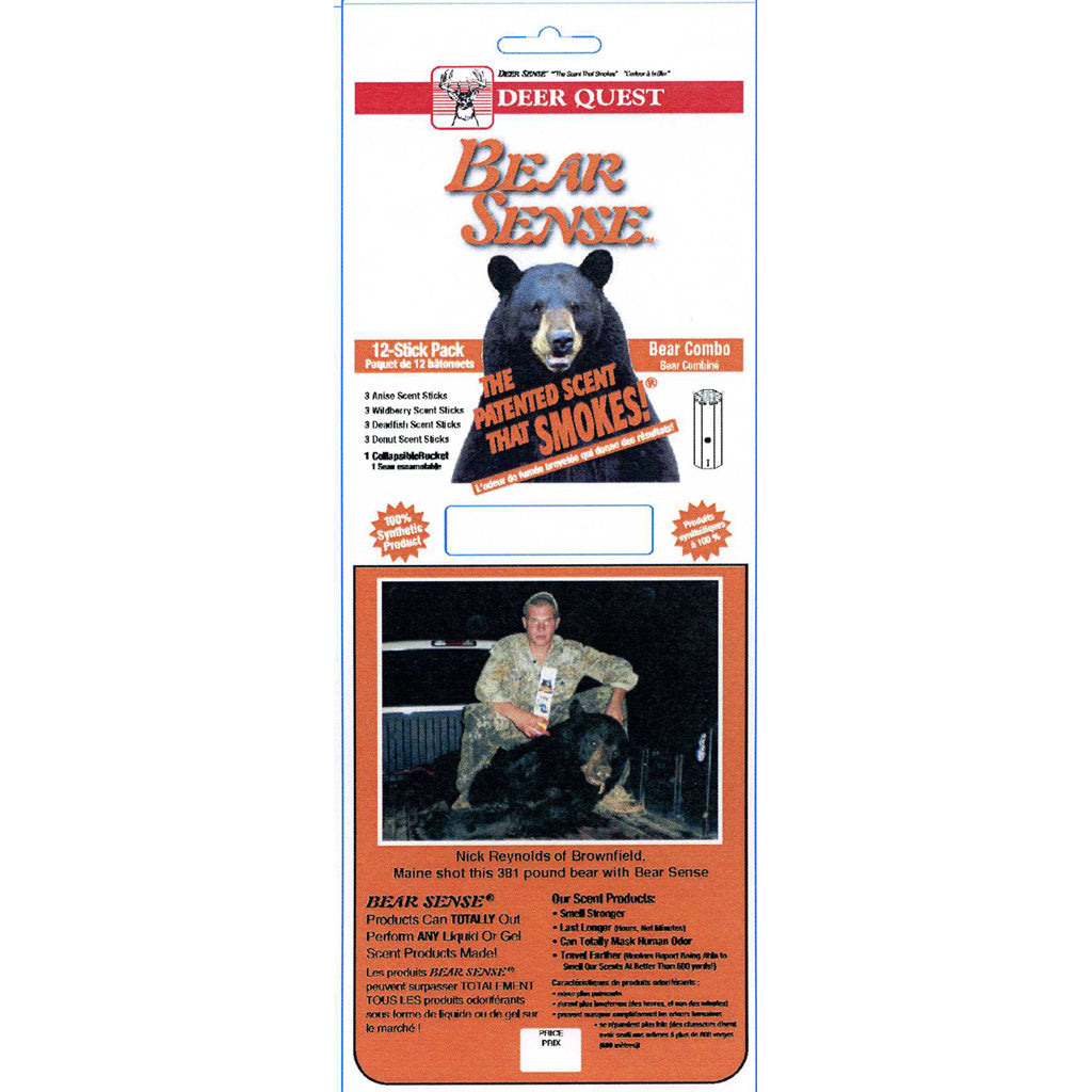 Deer Quest Bear Sense Combo with Bucket - 12 Pack