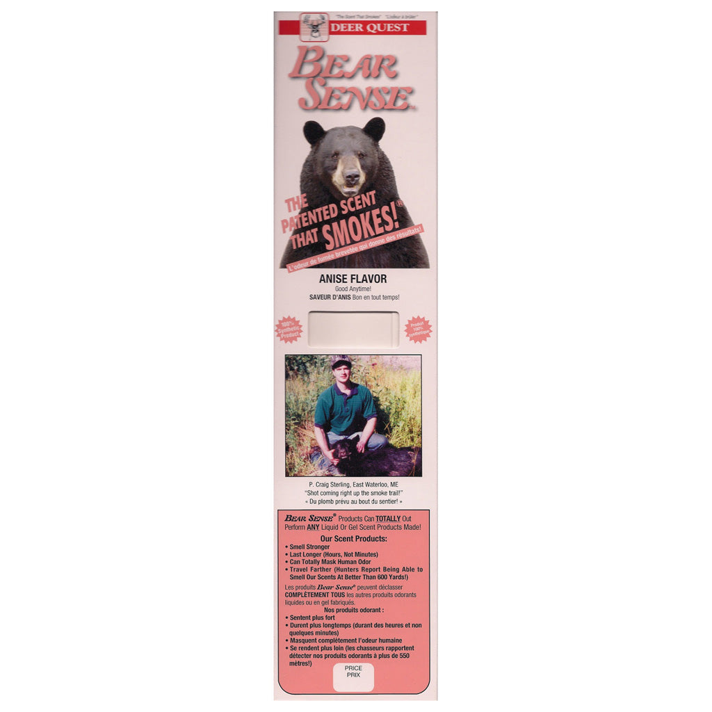 Deer Quest Bear Sense Anise Smoke Sticks - 6 Pack