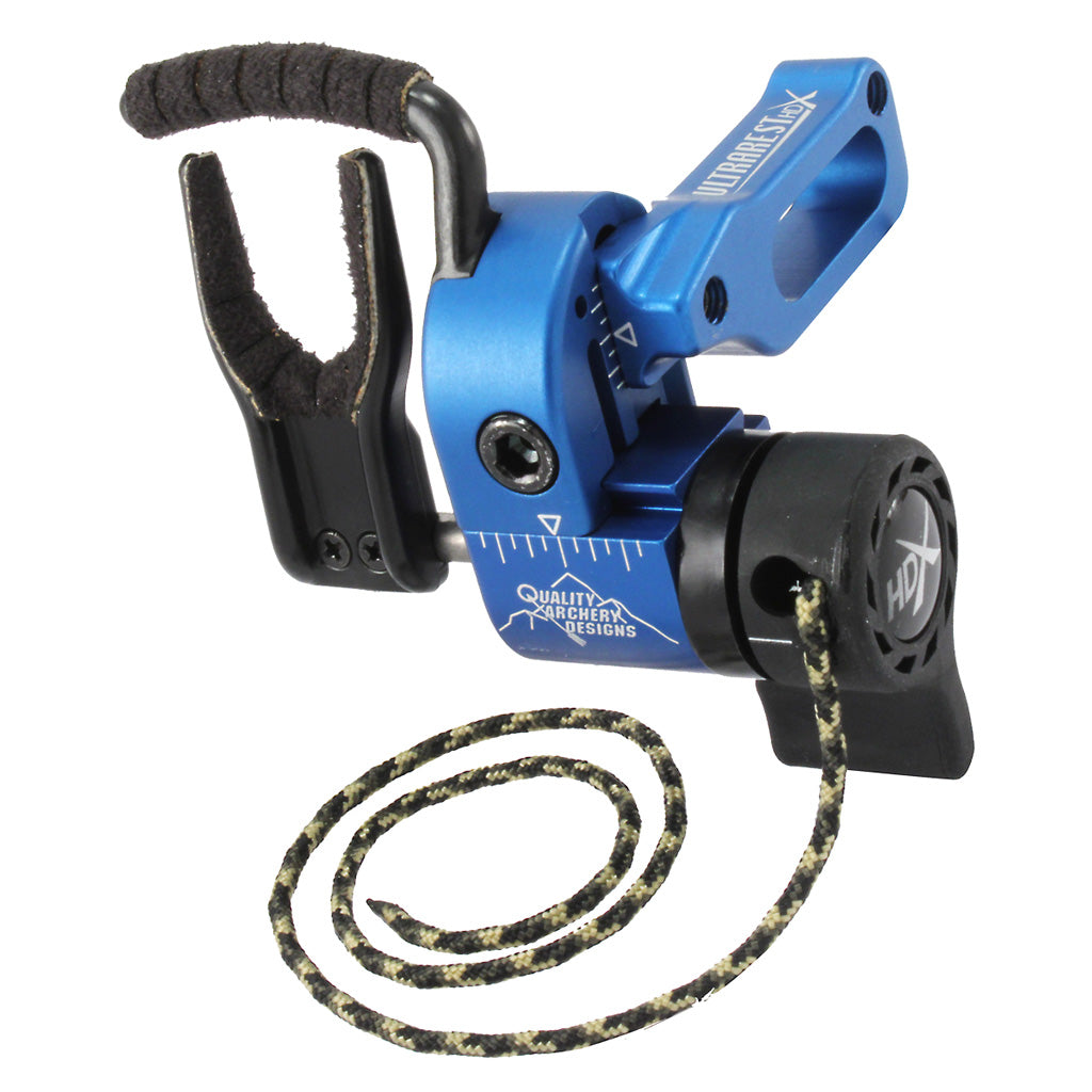 QAD UltraRest HDX Blue RH - Premium Arrow Rest for Precision Shooting