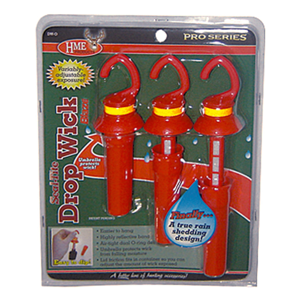 HME Seal-Tite Drop Wick Orange 3 Pack - Reliable and Rain Proof