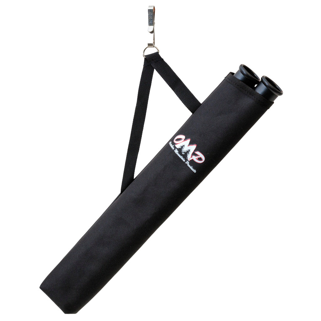 October Mountain Hip Quiver 2-Tube Black RH/LH
