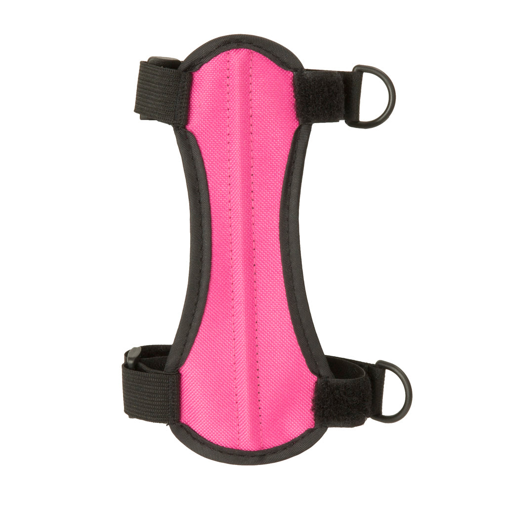 October Mountain Arm Guard Pink - Adjustable Nylon Protection for Archers