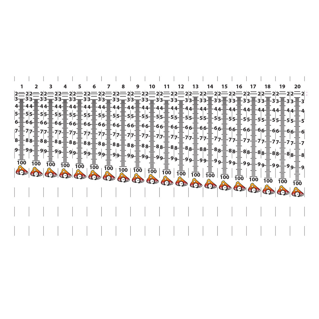 Axcel Sight Tape Set - Precision Yardage Calibration