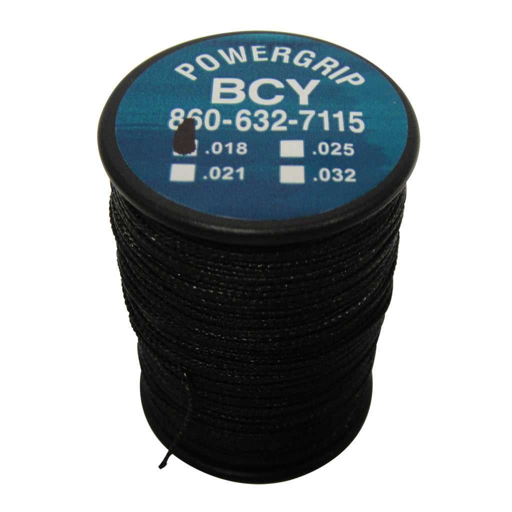 BCY Power Grip Serving Black .018 - 100 Yards