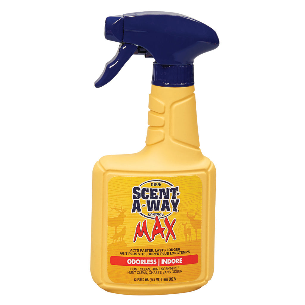 Scent-A-Way Max Spray 12 oz - Odor Eliminator for Outdoor Adventures