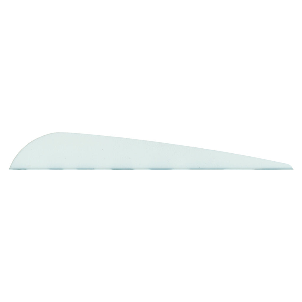 Bohning Bronco Vanes White 4 in. - 100 Pack